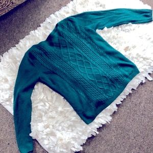 Croft & Barrow Green Sweater
